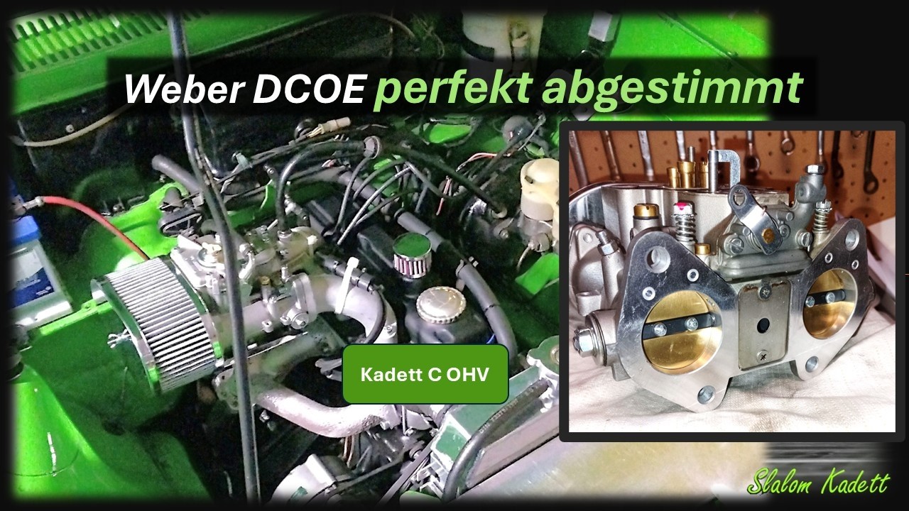 Weber DCOE abstimmen || Bedüsung