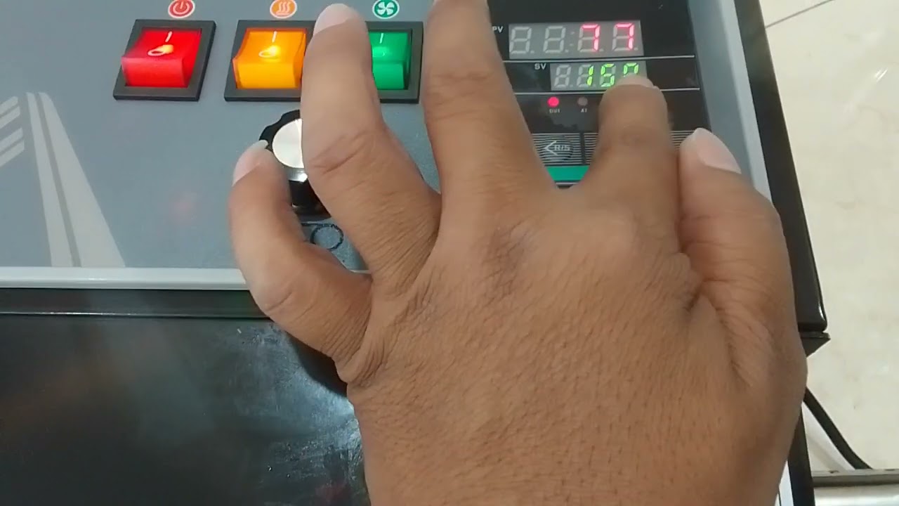 Pengoperasian Mesin Continuous Sealer, kontrol suhu