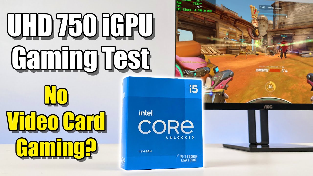 NEW intel UHD 750 iGPU Test! Can We Game Without A Graphics Card?