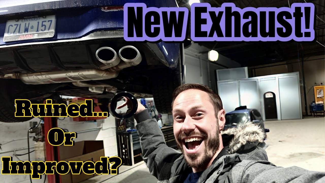 Испорчен... или улучшен? Неоригинальная выхлопная система для моего Golf R 2023 года