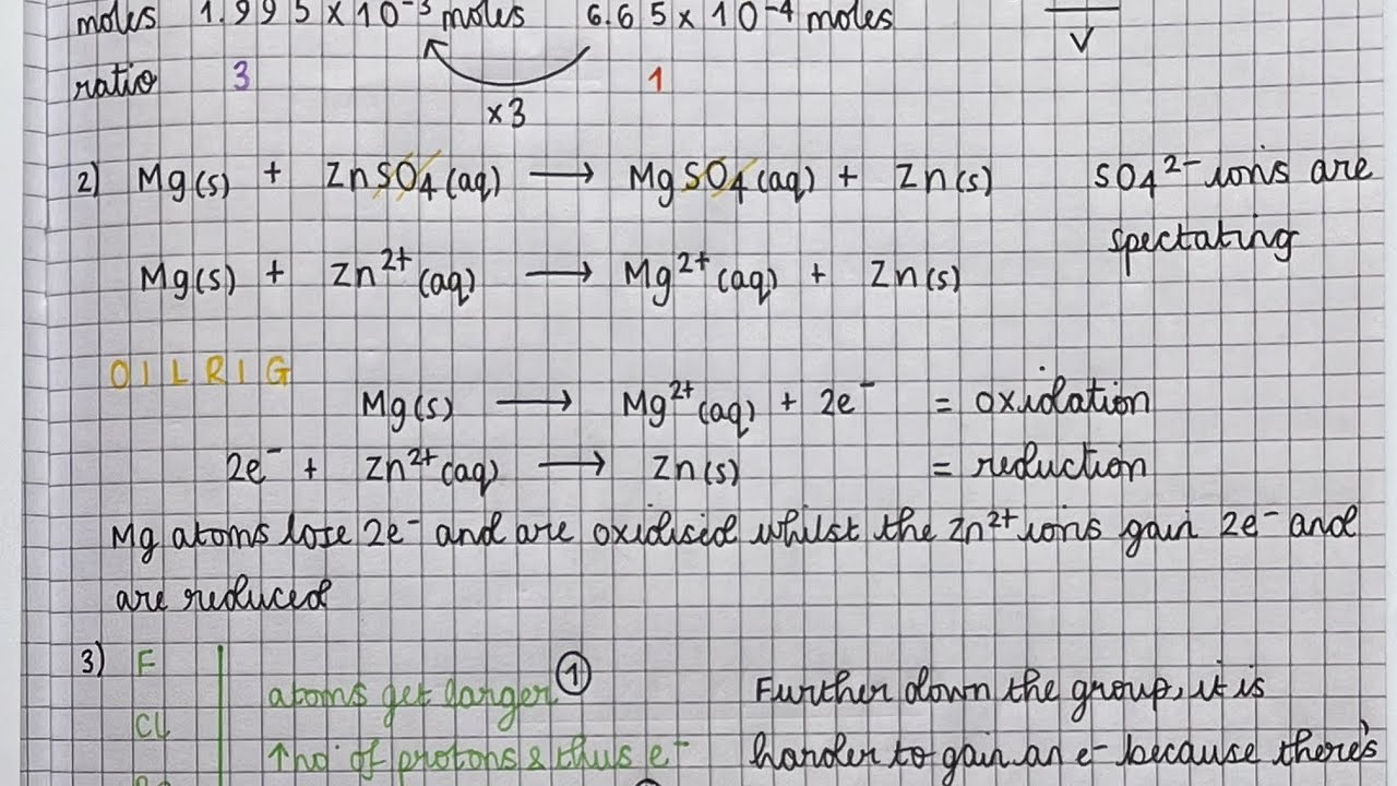 Worked exam answer - AQA GCSE mixed paper 1 questions 