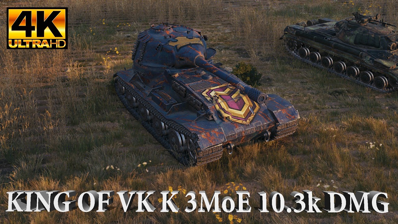 VK 72.01 (K) Video in Ultra HD 4K 🔝 KING OF VK K 3 MoE – 10.3K DMG | World of Tanks Best Moments