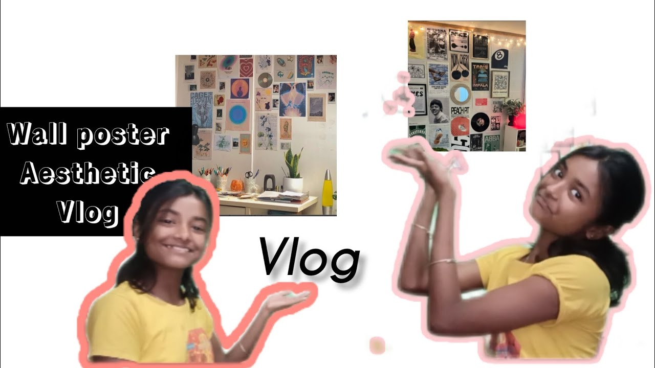 Wall poster aesthetic vlog | it's_ankii | vlog 