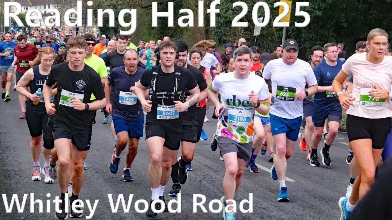 Reading Half Marathon 2025: Whitley Wood Road (4K)