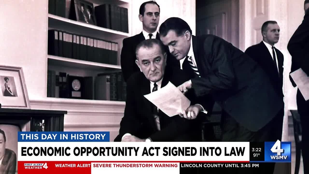 This Day in History: Economic Opportunity Act signed into law