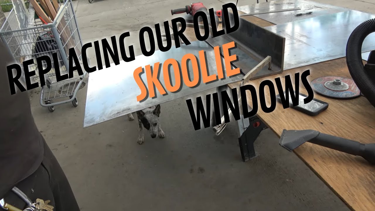 Metal Panels Window Replacement | The Skag Den - School Bus Conversion
