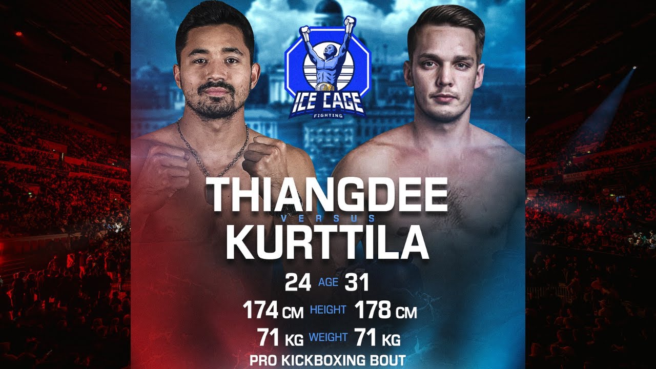 Albert Thiangdee vs Henri Kurttila | KOKO OTTELU | ICE CAGE 4