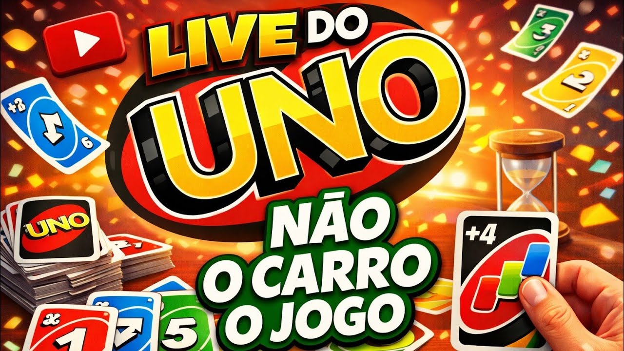 Live do Uno 🔥 Cartas em chamas, quem vencerá?