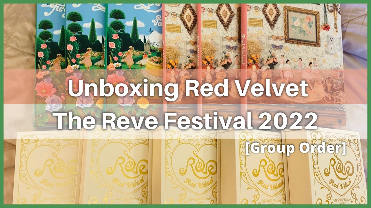 Unboxing Red Velvet's The Reve Festival 2022 ; Feel My Rhythm [ Group Order ]