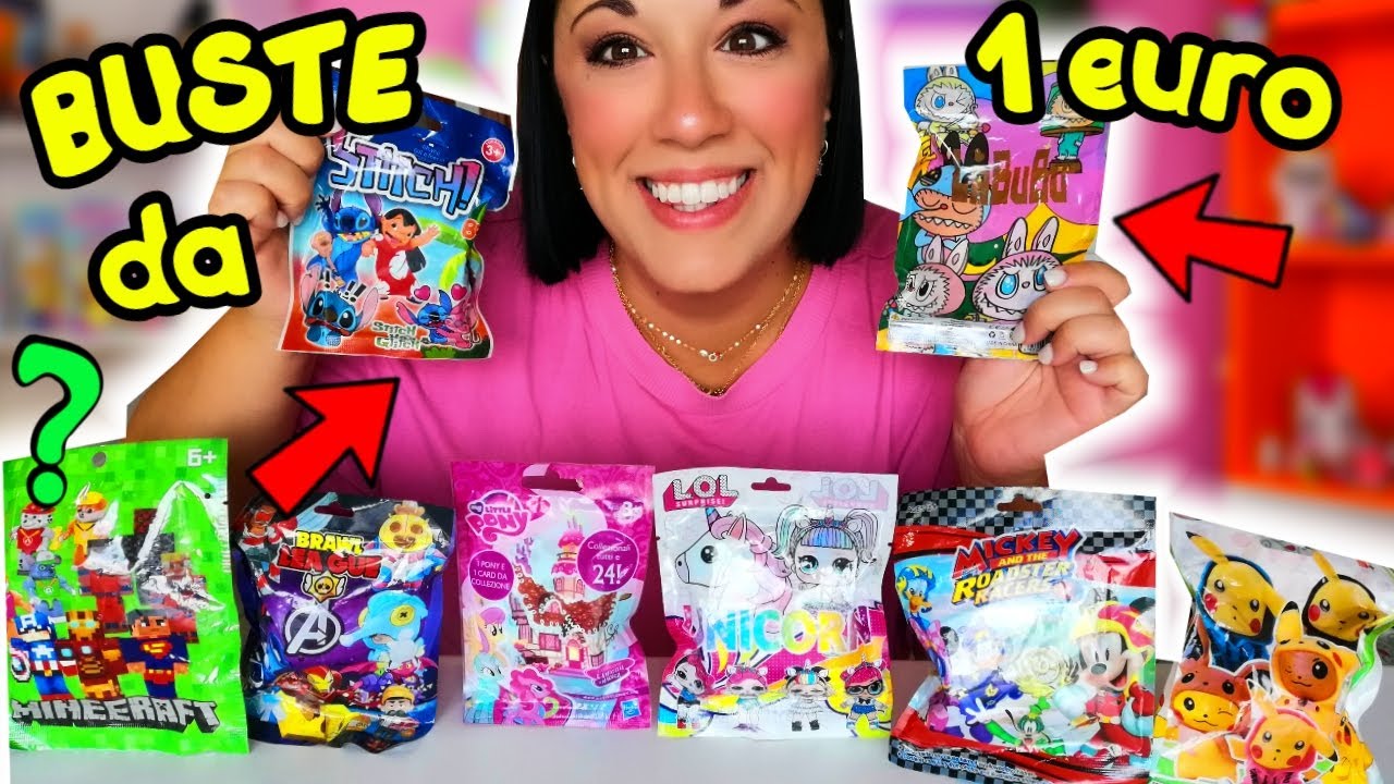 Apro BUSTE SORPRESA da 1 EURO del MERCATO in VACANZA! iolanda sweets