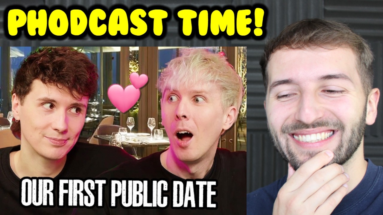We tried to have a romantic dinner date Reaction! (Dan and Phil podcast #7)