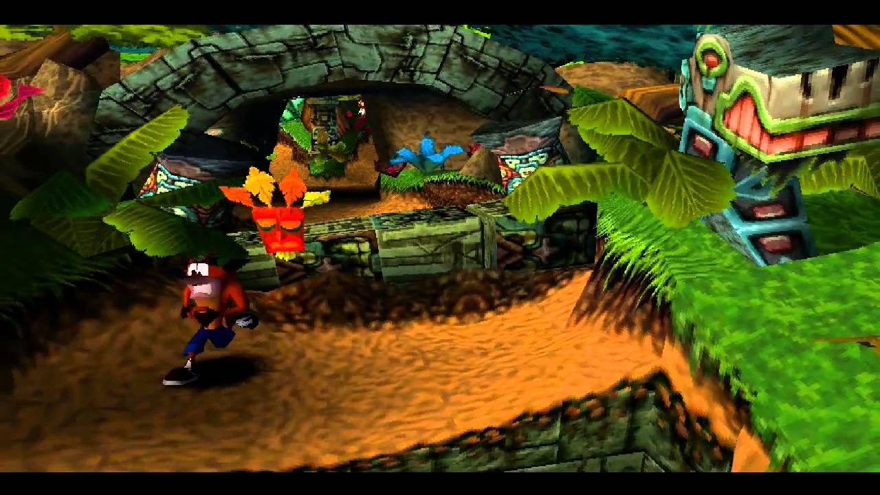 Walking Through Crash Bandicoot part 1 Insanity beach