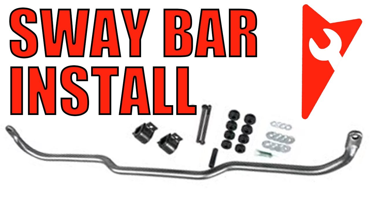 How To Install Front Sway Bar - First Gen F Body - Pontiac Firebird or Chevy Camaro