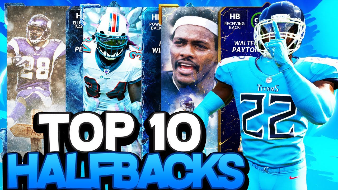 TOP 10 RUNNING BACKS INSIDE MADDEN 22 ULTIMATE TEAM!
