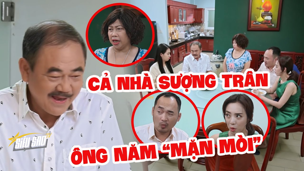 Cả nhà SƯỢNG TRÂN với những câu chuyện NHẠT NHƯ NƯỚC ỐC của ông Năm | SIÊU SAO TV