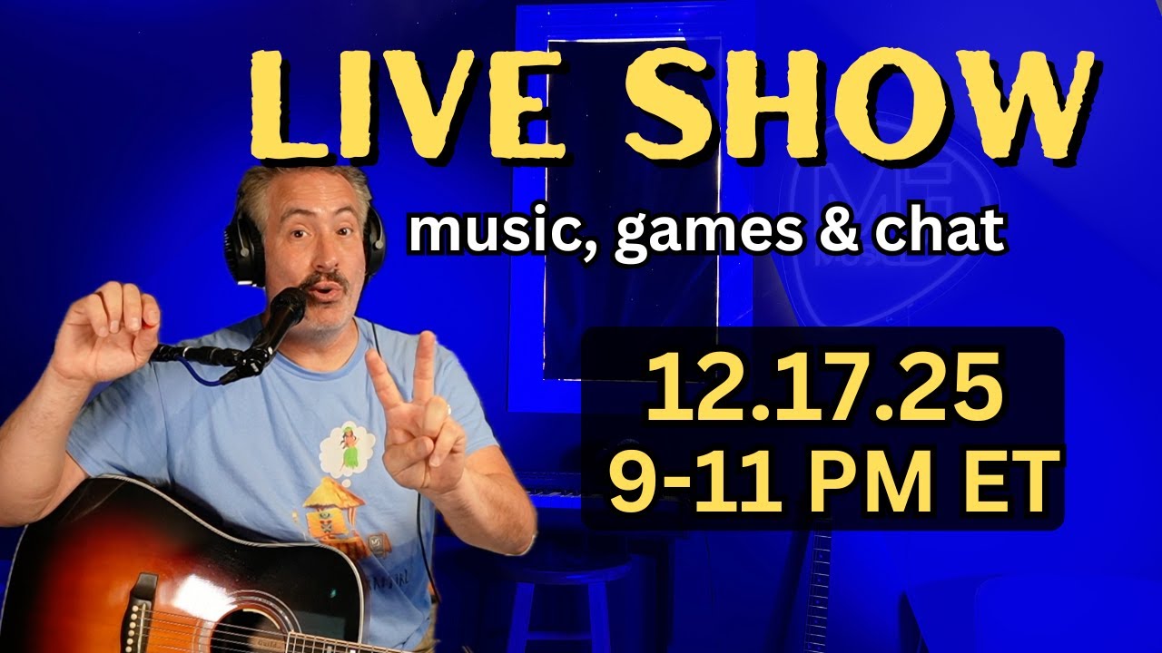 Live with Mark Johnston! Acoustic Guitar and Interactive Fun