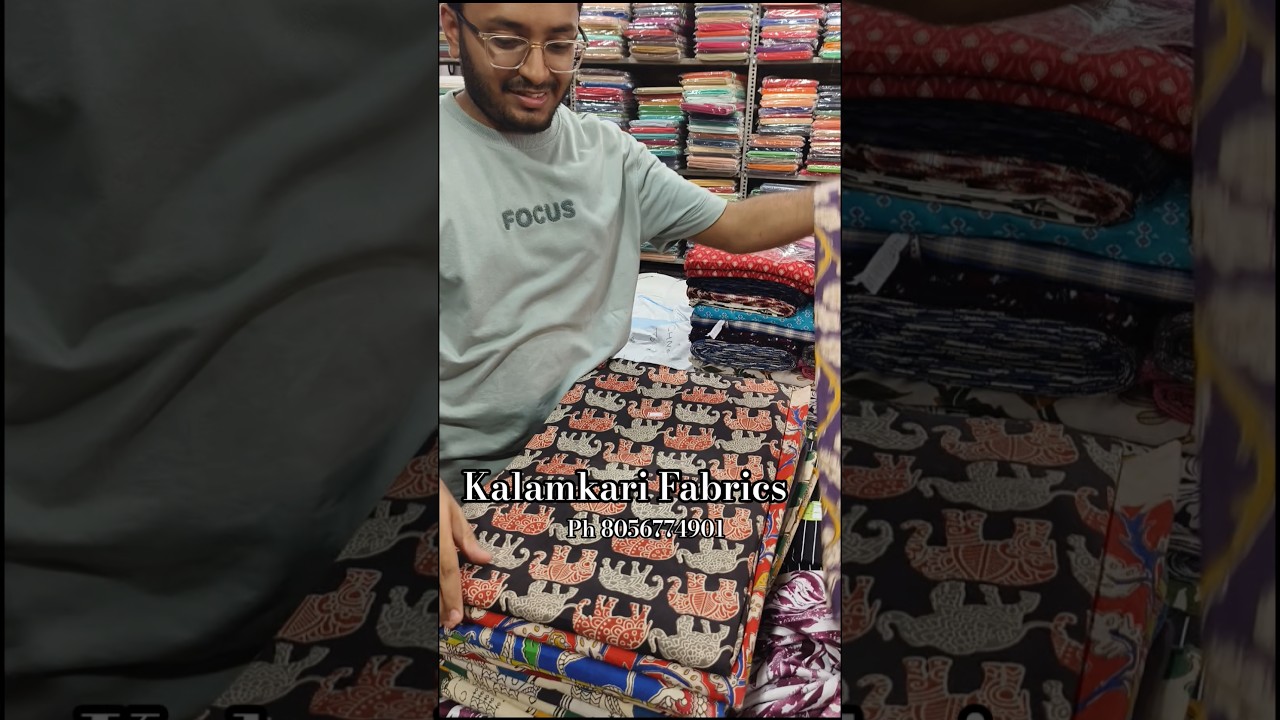 Kalamkari Cotton Fabrics Wholesale Shop in Erode, Call 8056774901
