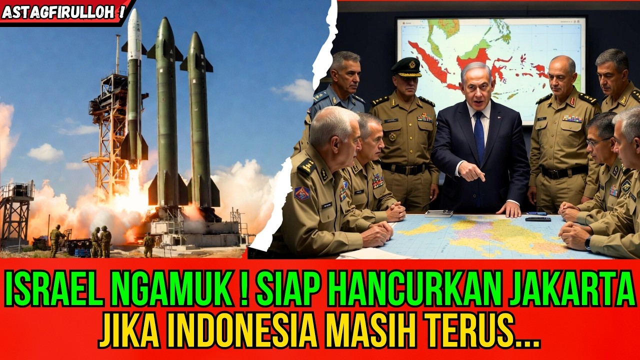viral ! israel ancam kirim rudal nuklir ke indonesia jika masih terus bela palestina, namun..