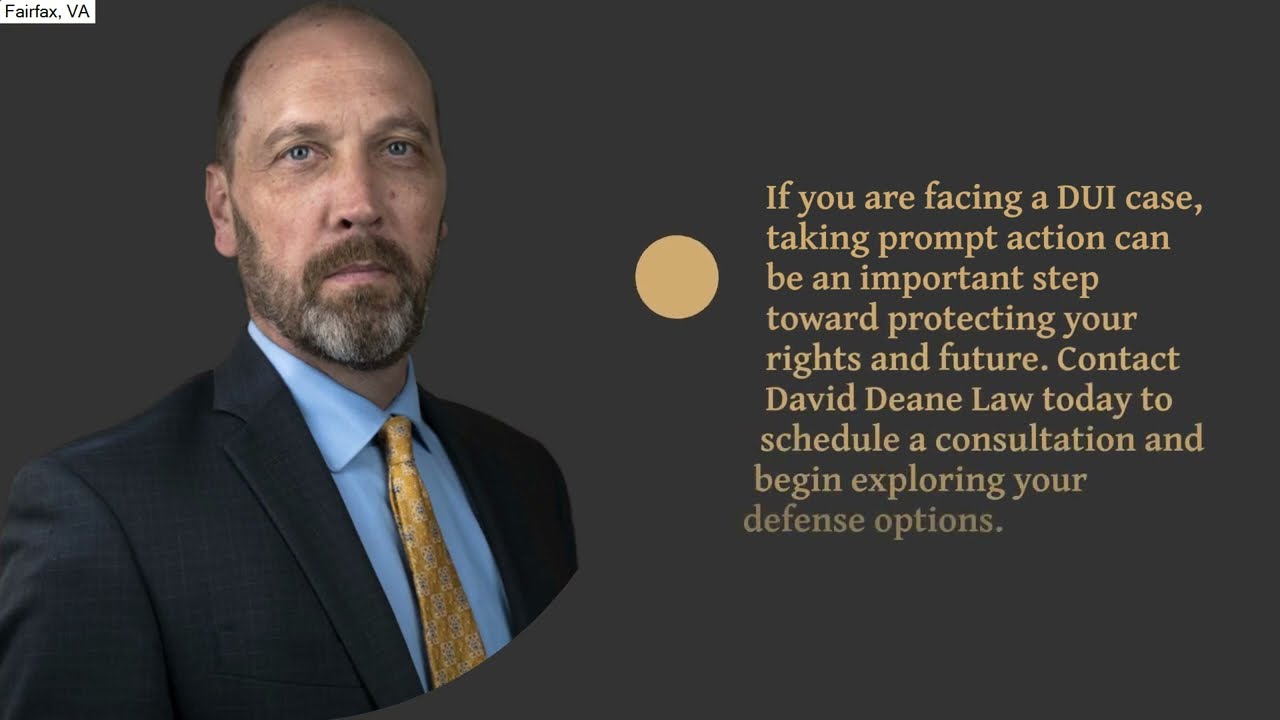 DUI Lawyer | Fairfax, VA | David Deane Law