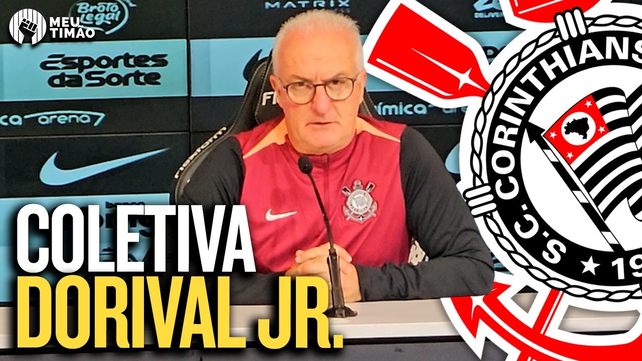 DESEMPENHO DA BASE, NEGOCIAÇÃO POR ANGILERI E LESÃO DE KAIO CÉSAR E HUGO: COLETIVA DE DORIVAL JR.