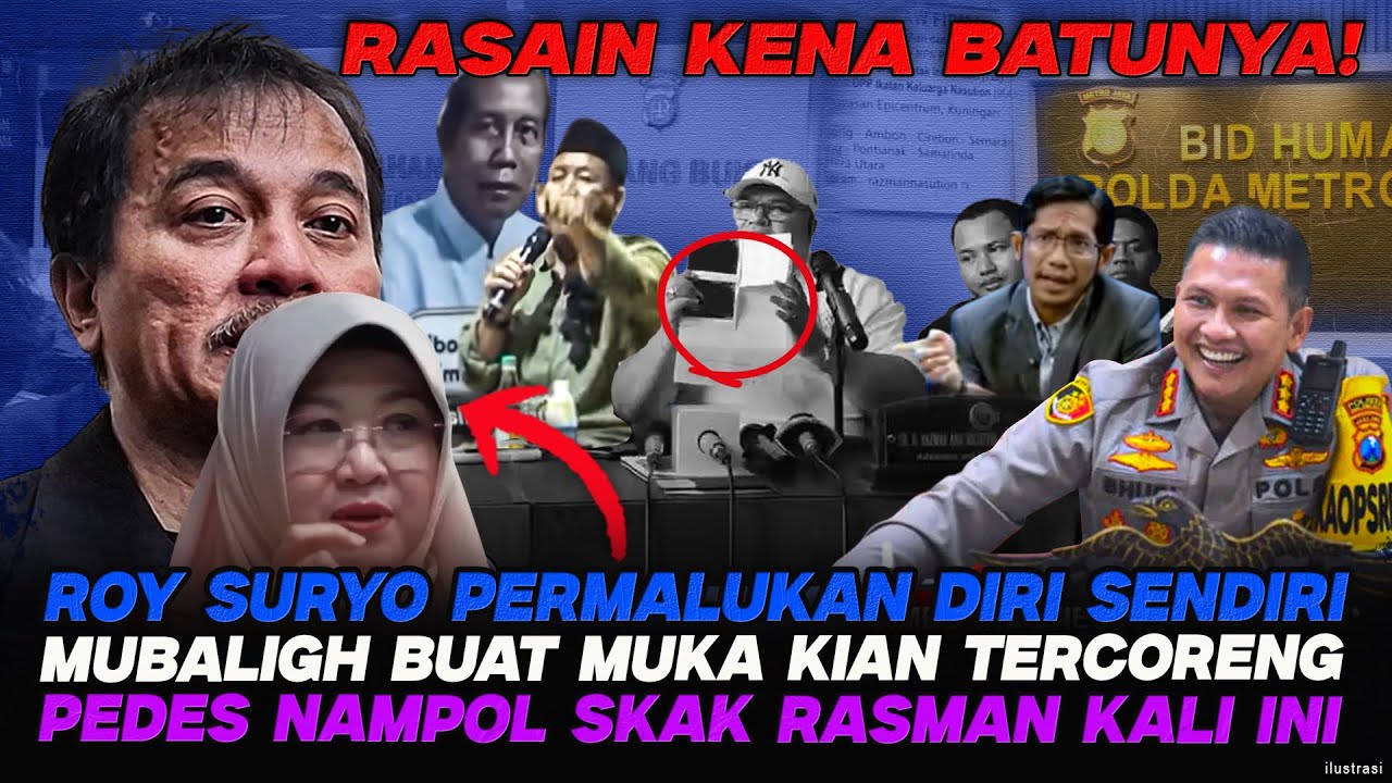 TEL4K KAN😆ROY SURYO NG4MUK KE PROPAM MALAH PERMALUKAN DIRI? MUBALIGH CORENG MUKA ROY😂