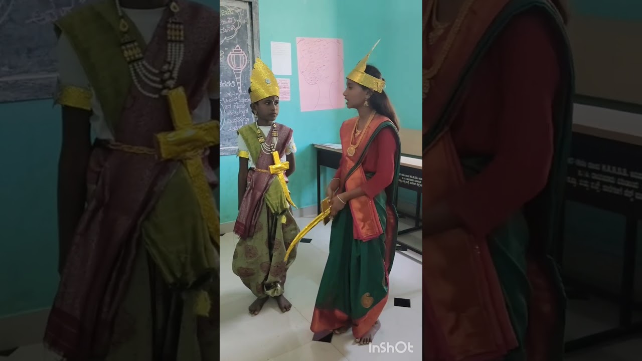 Abhimanyu nataka from 5 th STD students 🎊🎉