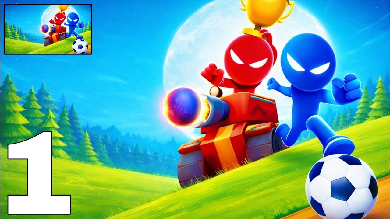 STICMAN PARTY WALKTHROUGH ANDROID GAMEPLAY #1 
