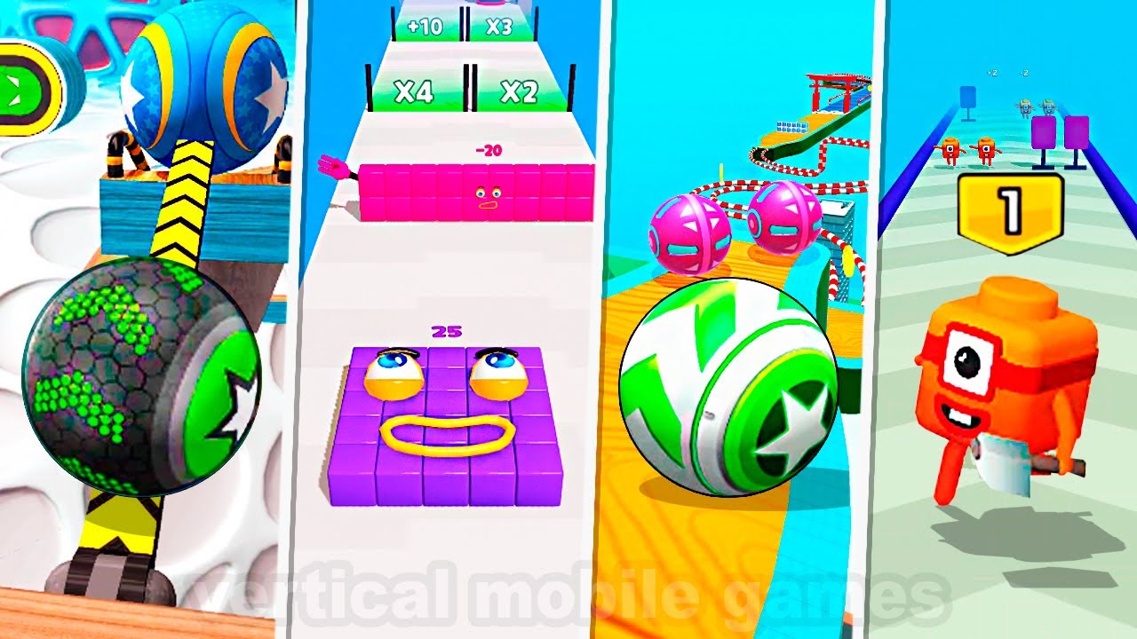 Going Balls vs Numberblocks Run 3D vs Sky Rolling Balls vs Merge Numberblock Fam Run - What's Better