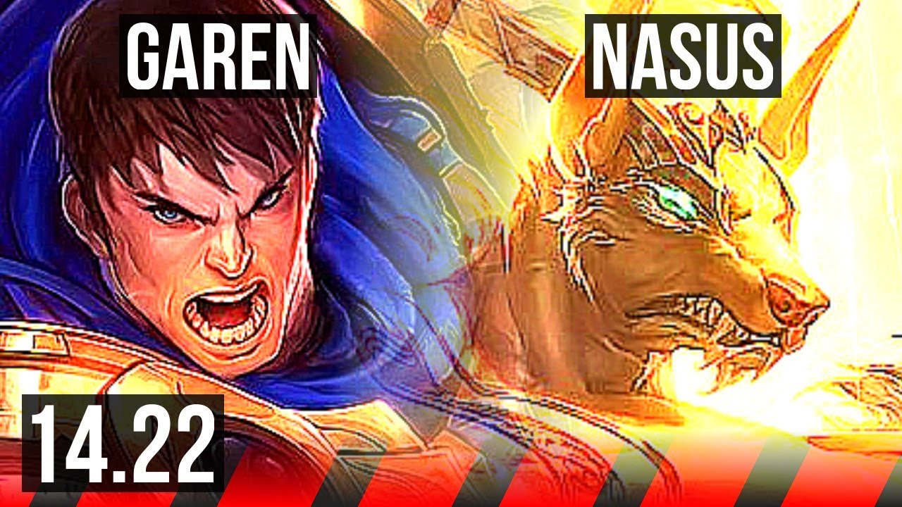 GAREN vs NASUS (TOP) | 8/2/4 | KR Diamond | 14.22