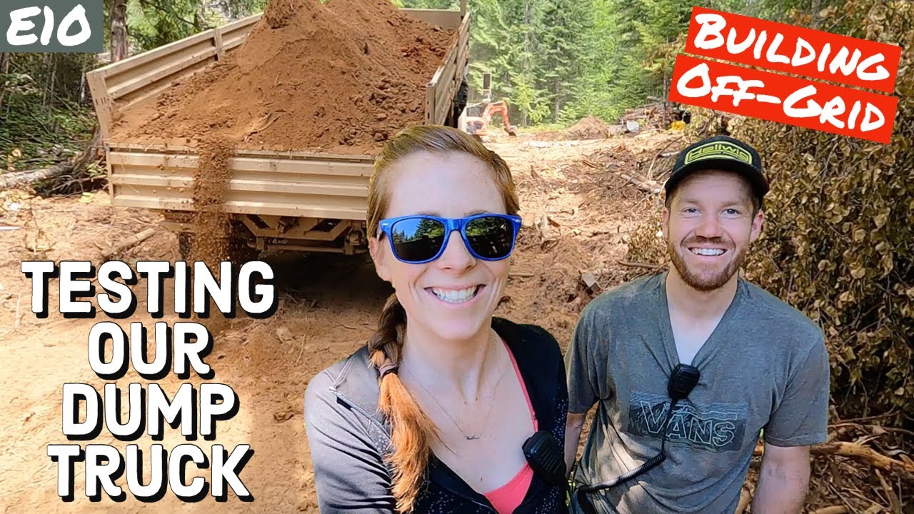 First Time Using Our DIY Dump Truck!