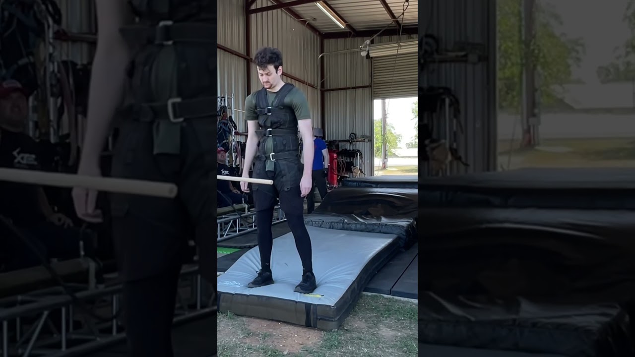 Ratchet pull stunt training #stunt #stuntman #hollywood