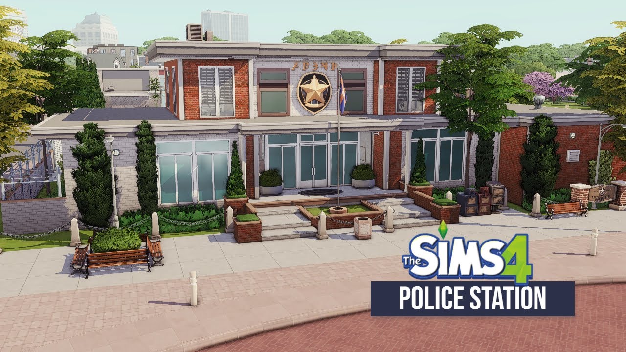 1 Pack | Police Station | Get to Work | The Sims 4 Build Stop Motion | NoCC | Mackenzie's Story # 5