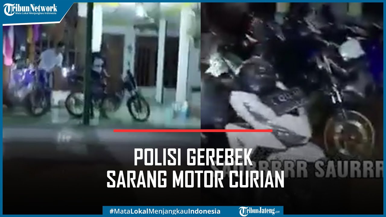 Detik-detik Polisi Gerebek Sarang Motor Curian di Madura, 15 Kendaraan Diamankan