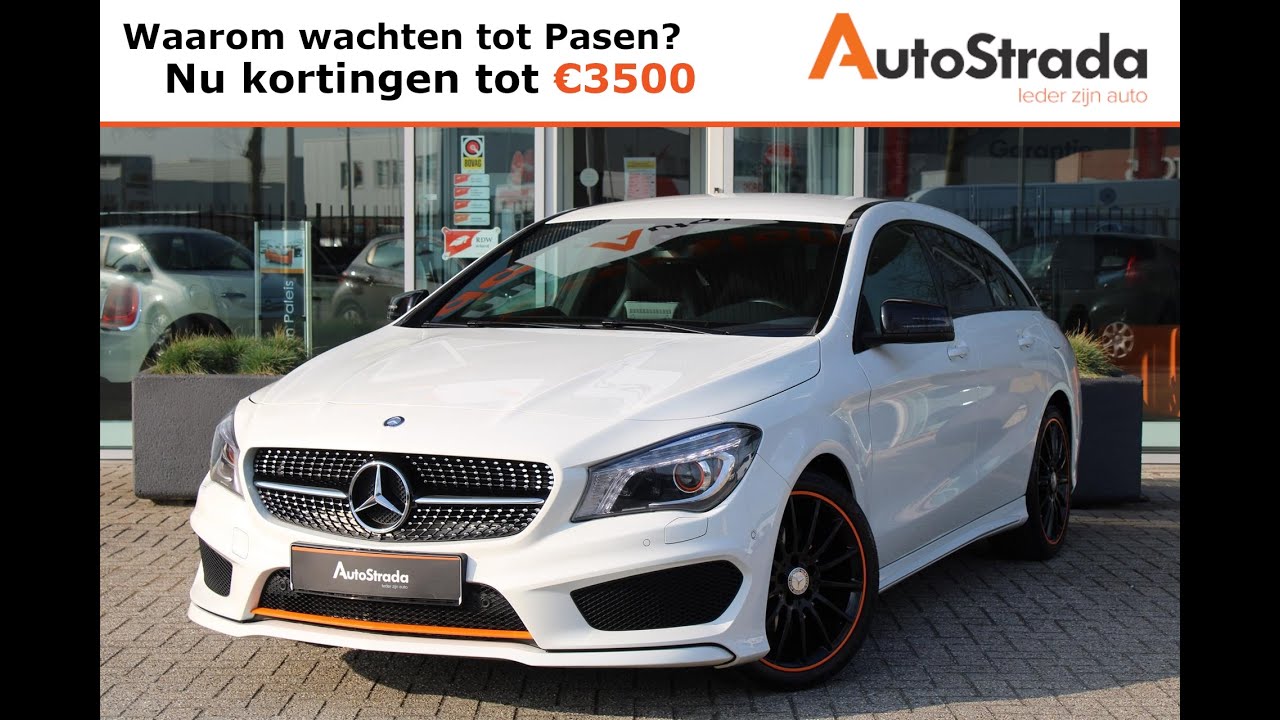 Mercedes CLA Shooting Brake 200 AMG Orange Art Edition 156pk  - AutoStrada Roosendaal