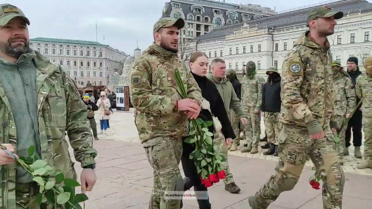 Прощання  з «ДА ВІНЧІ» Дмитро Коцюбайло  .Михайлівський собор - Майдан Незаежності