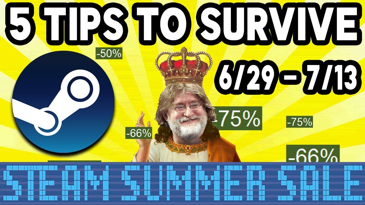 5 HUGE Tips to SURVIVE Steam Summer Sale 2023!