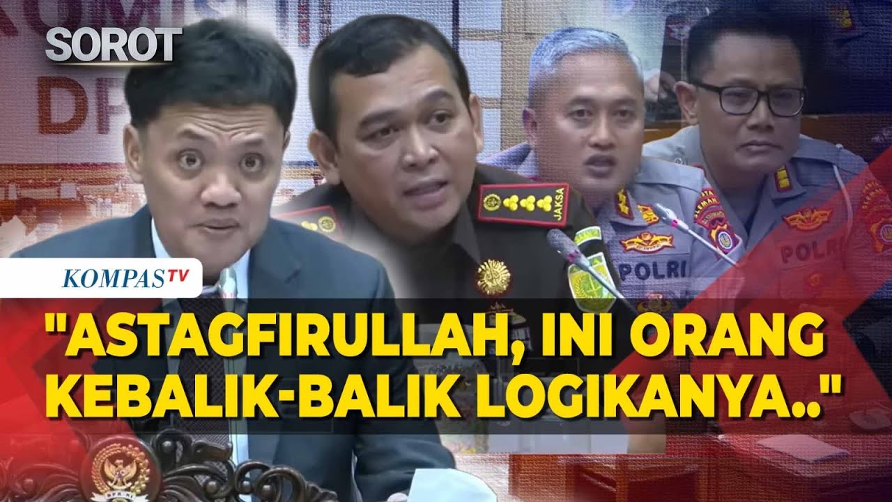 Emosional! Momen Habiburokhman Semprot Kasat Lantas Sleman Kasus Suami Bela Istri Jadi Tersangka