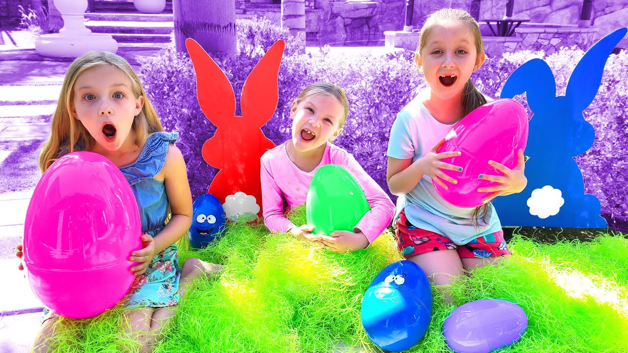 Easter Egg Hunt with Love Diana from Kids Diana Show!!!
