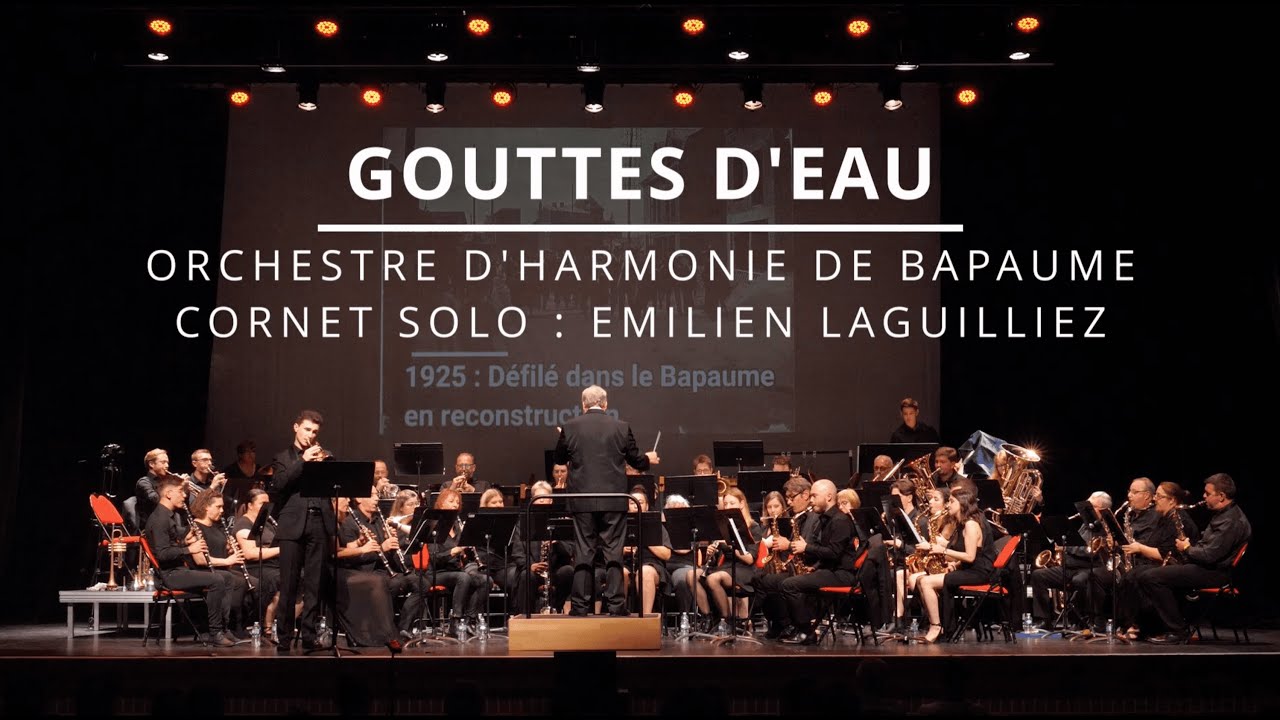 Gouttes d'Eau, pour Cornet Solo et Orchestre d'Harmonie - Alexandre Petit