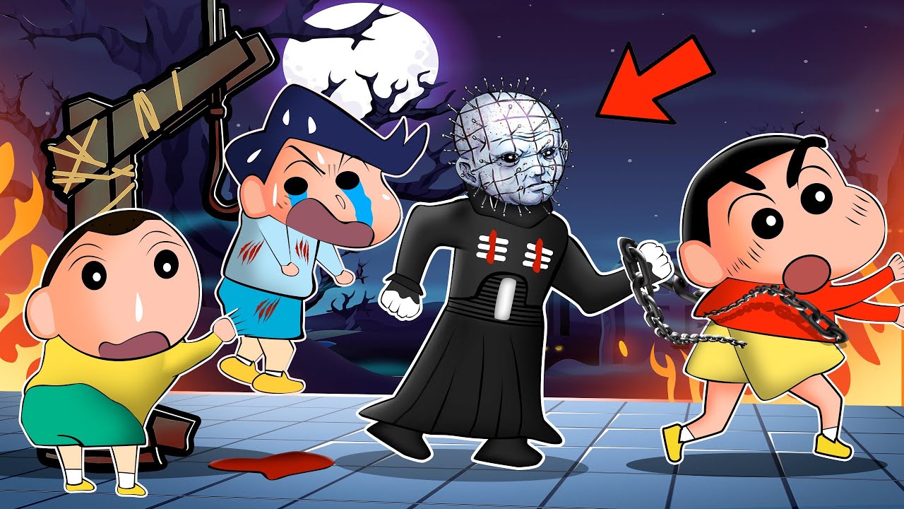 Shinchan Trying To Escape From The Pinhead In DBD 😱🔥 | Dead By Daylight The Cenobite | Horror Game 😰