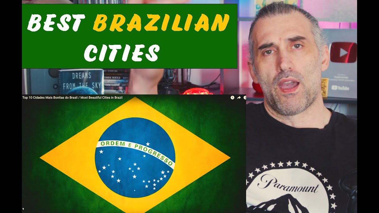 GRINGO REACTS - Top 10 Cidades Mais Bonitas do Brasil / Most Beautiful Cities in Brazil