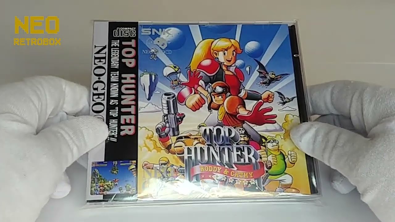 Unboxing Top Hunter Neogeo Cd Neoretrobox