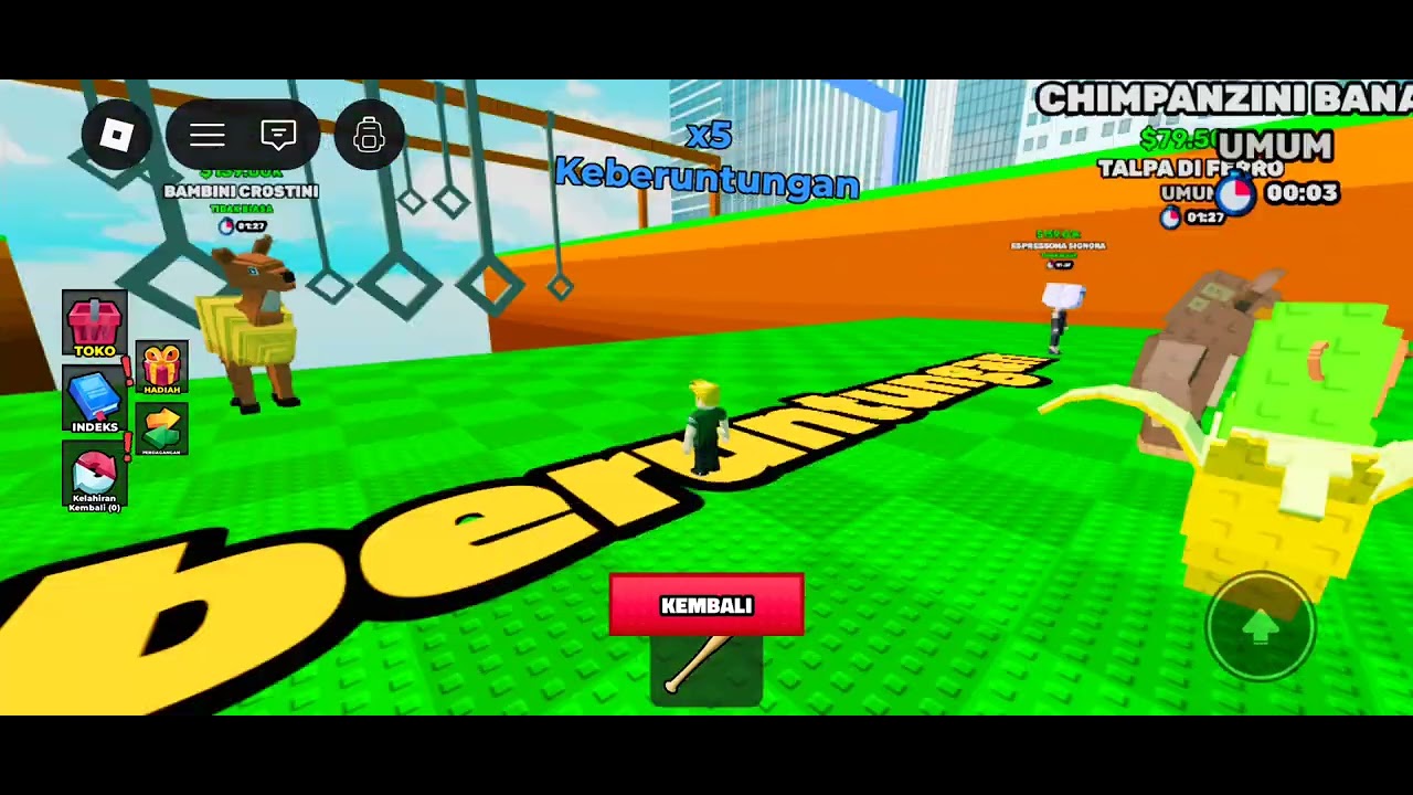 Swing a brainrot roblox