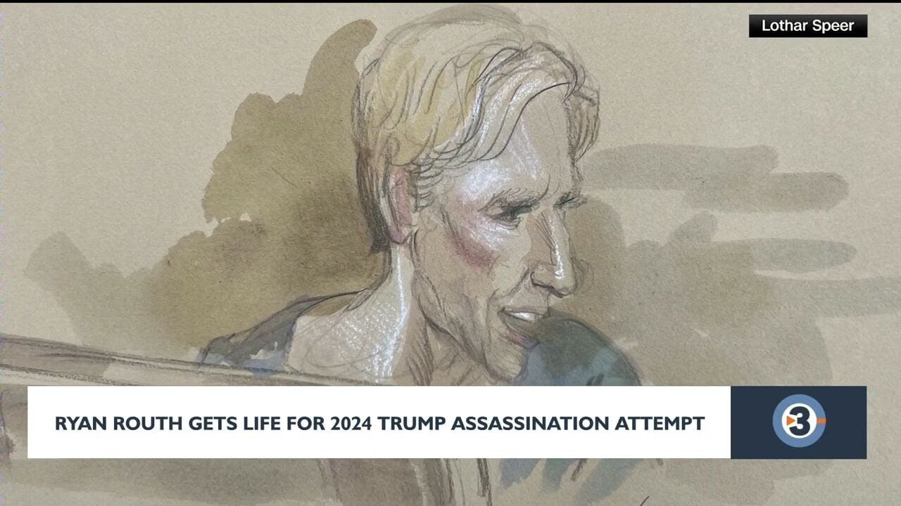 Ryan Routh gets life in prison for 2024 Trump assassination attempt