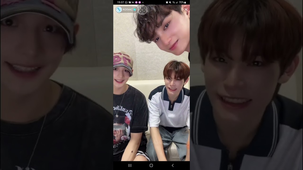 140824 live tiktok zayyan, sing dan Gyumin full tanpa sub
