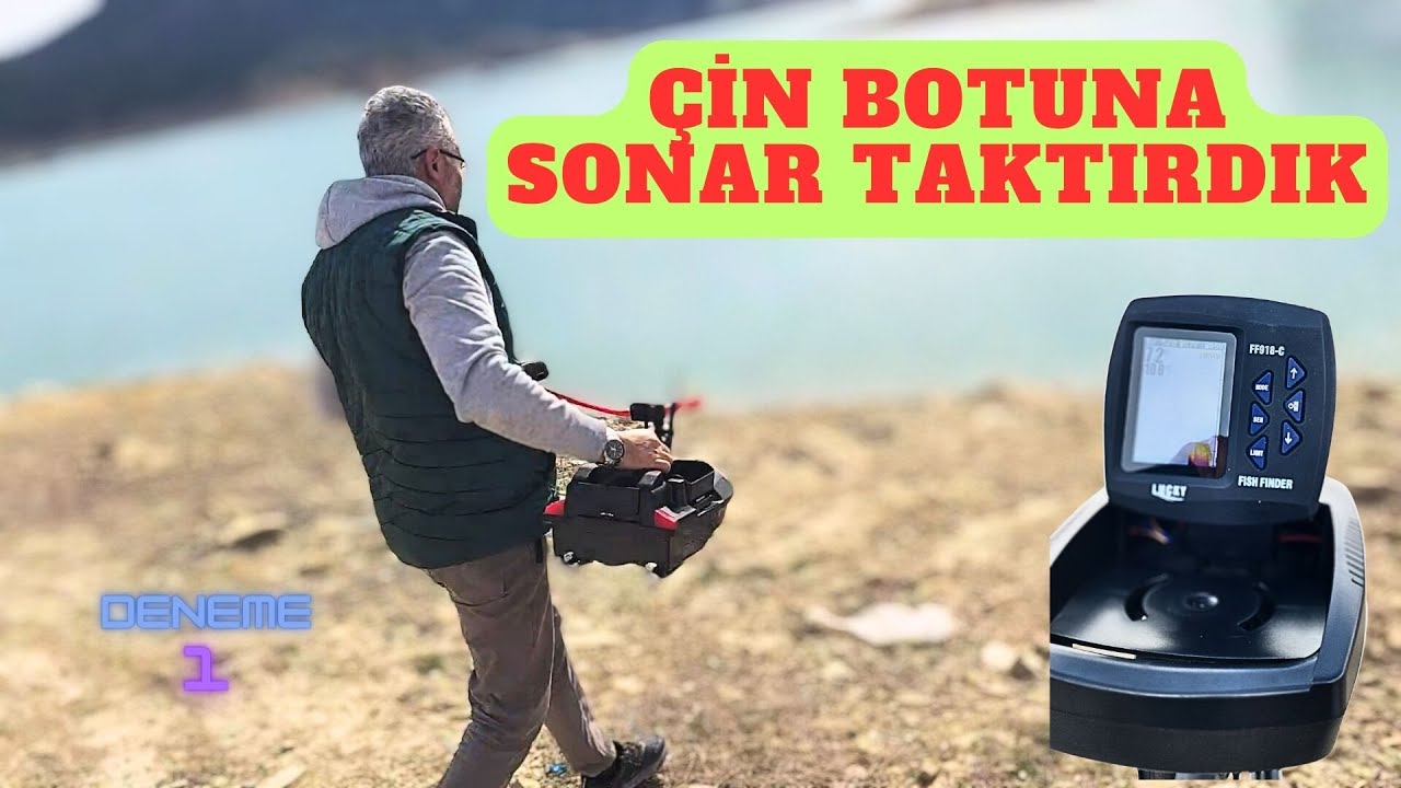 ÇİN YEMLEME BOTUNA LUCKY SONAR TAKTIRDIK - DENİYORUZ - 1 - 2024   SAZAN AVINA HAZIRLIK