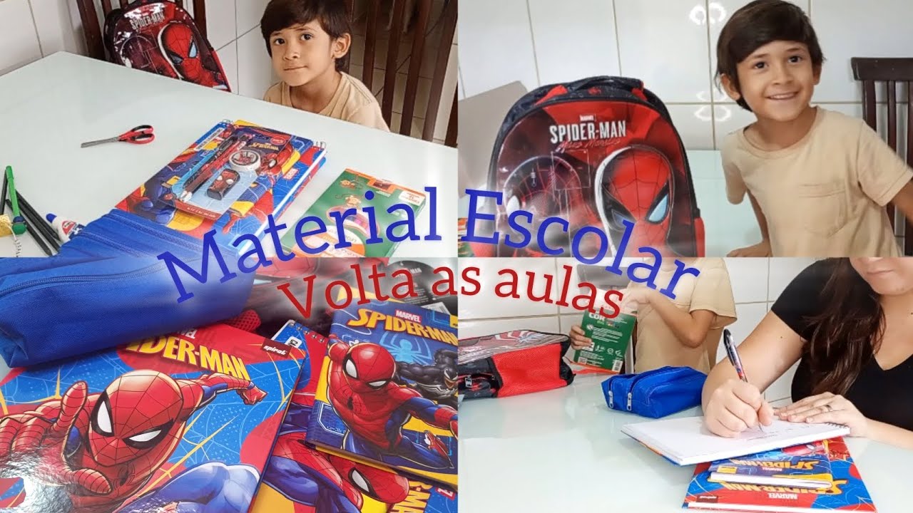 MATERIAL ESCOLAR 📚🎒 Primeira Série , mostrando tudo 🥹💙❤️