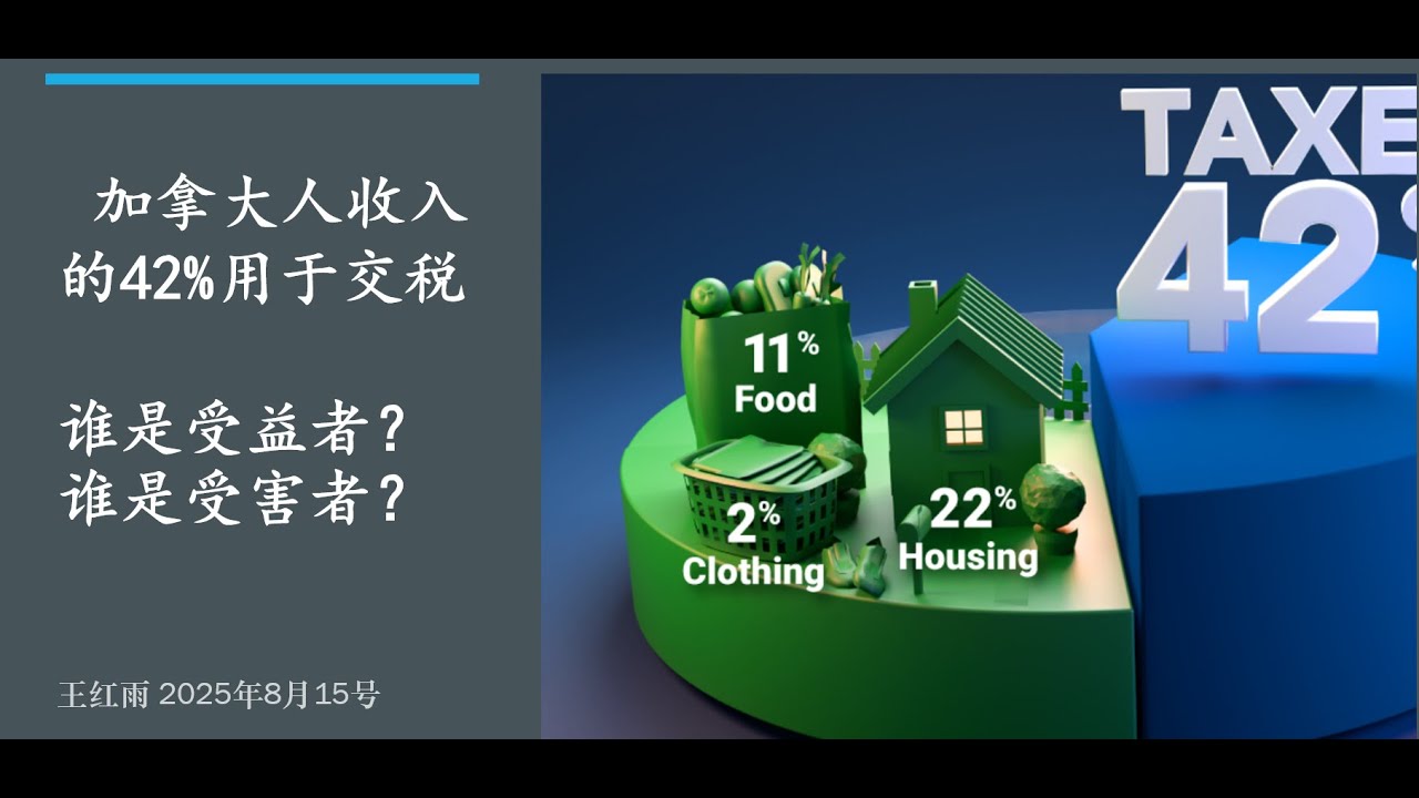 42%的收入都交税了，加拿大的中产家庭是最大受害者？与过去比，与美国人比，加拿大人的生活，现在到底有多“苦”？为什么说累进税是一种福利制度？