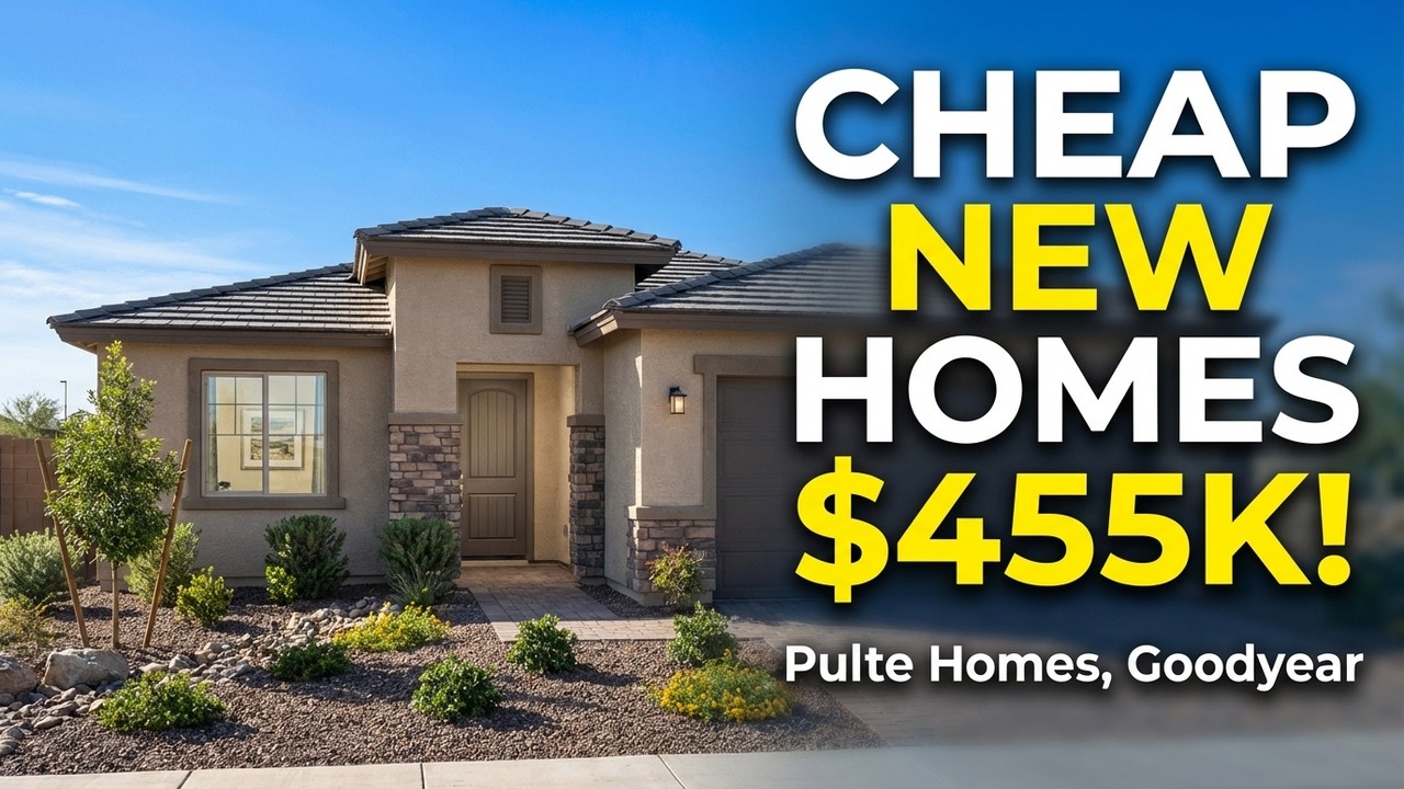CHEAP New Homes in Goodyear Starting at $455K with Luxurious Upgrades!