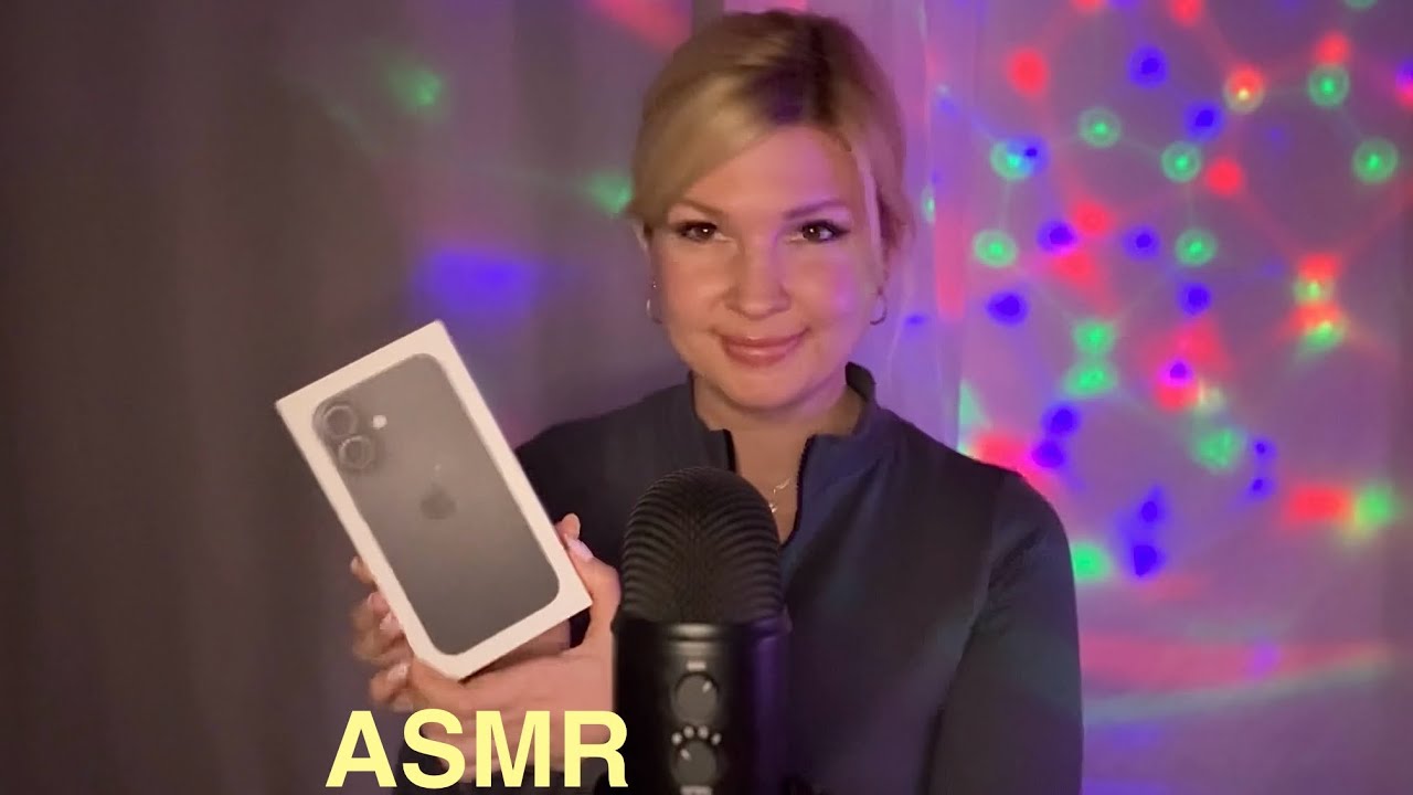 ASMR- Распаковка iPhone 16 256гб/Unboxing iPhone 16 256gb(iPhone 6s, iPhone 12)
